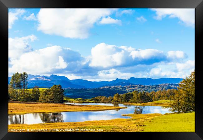 Wise Een Tarn Framed Print by Jon Sparks