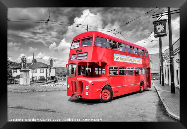 Midland Red bus Framed Print by Graham Chance