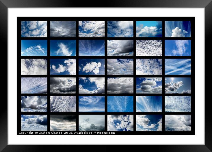 Cloud Gallery Framed Mounted Print by Graham Chance