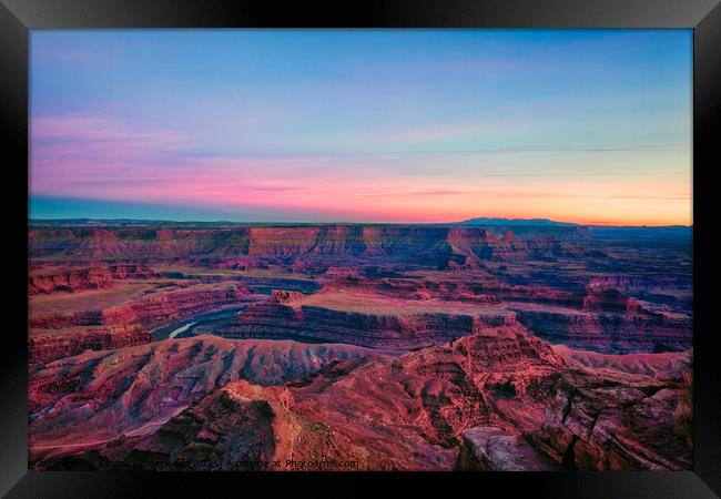 Canyonlands Sunset Framed Print by Chuck Underwood