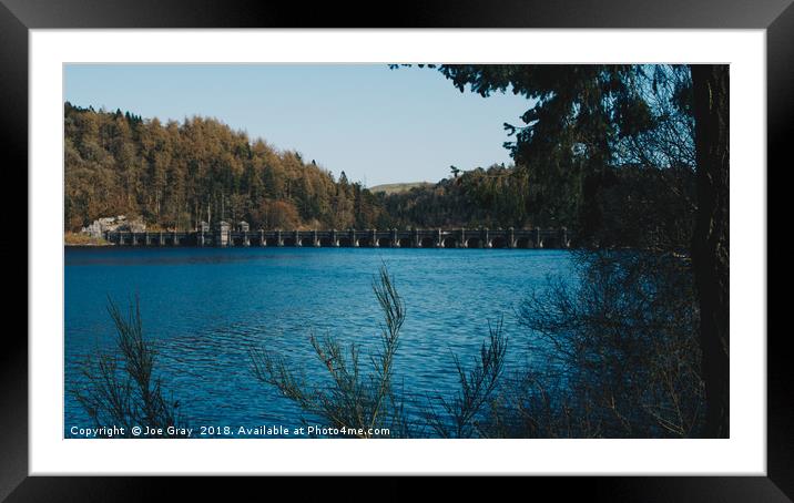 Lake Vyrnwy Framed Mounted Print by Joe Gray
