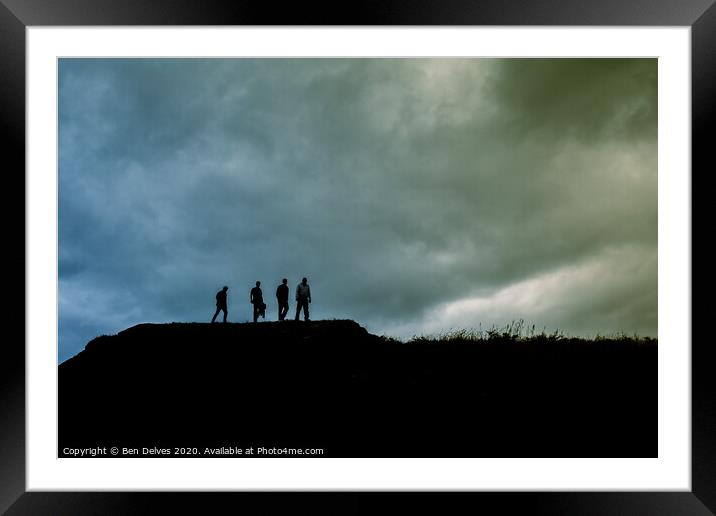 United by the Welsh Sky Framed Mounted Print by Ben Delves