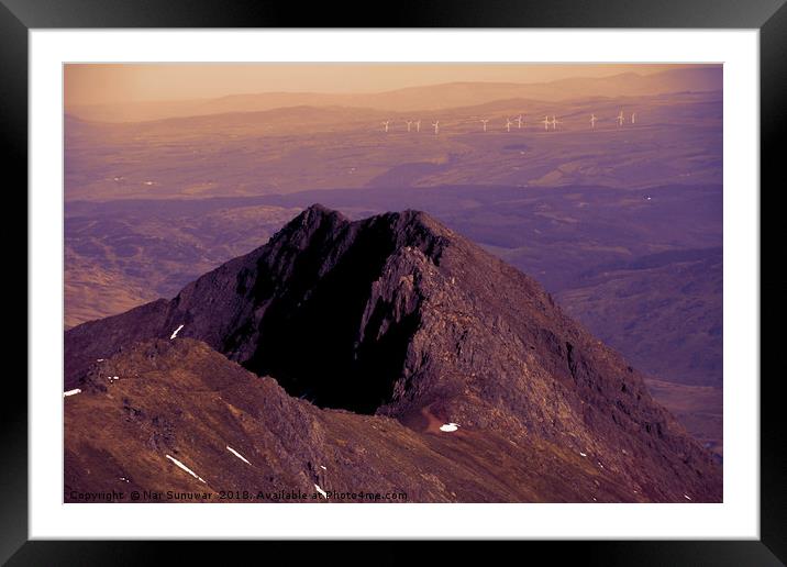Mount Snowdonia  Framed Mounted Print by Nar Sunuwar