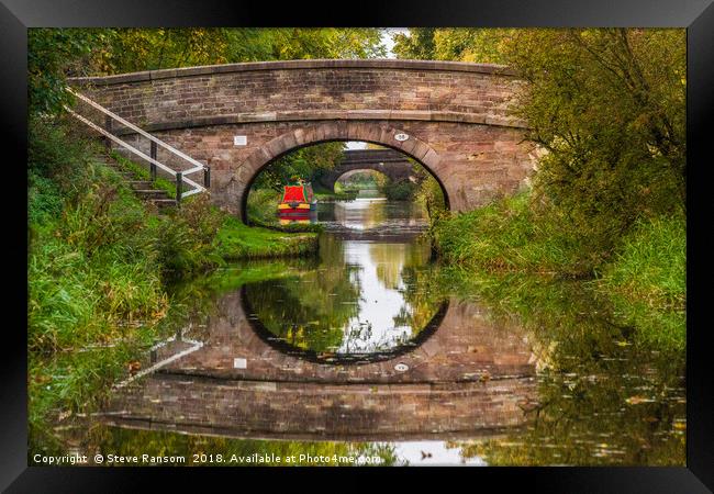 Macclesfield Canal Framed Print by Steve Ransom