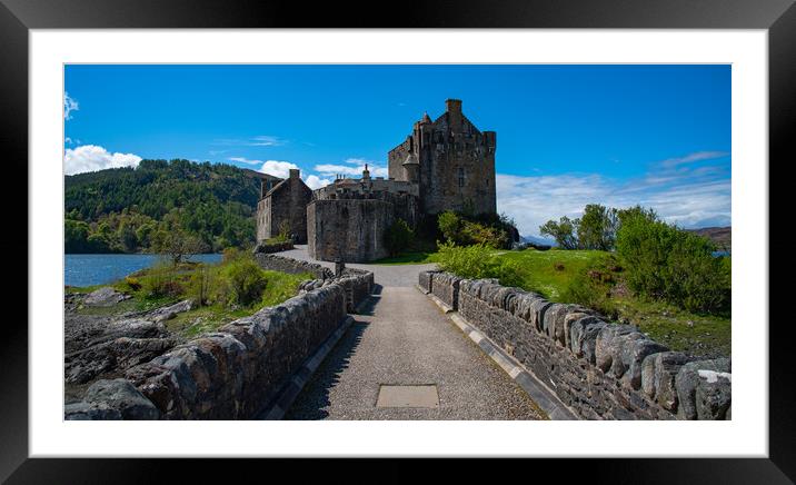 Eilean Donan castle scotland Framed Mounted Print by stuart bingham