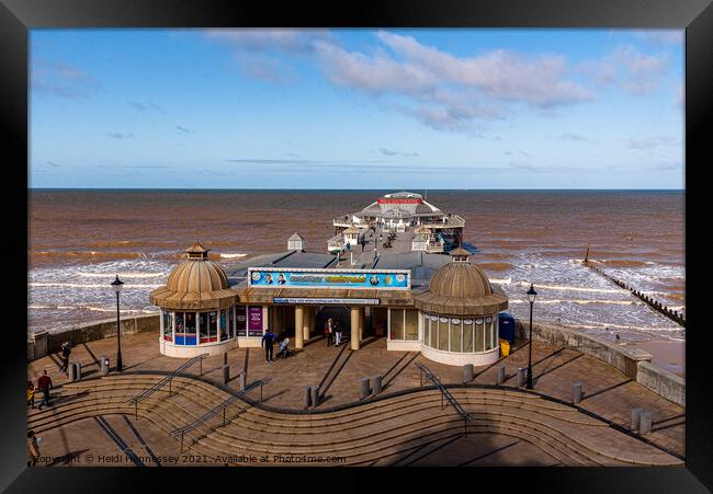 Sunrise Splendor at Cromer Pier Framed Print by Heidi Hennessey