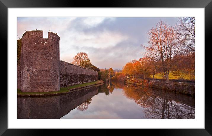 Winter Moat Framed Mounted Print by Sammy Pea