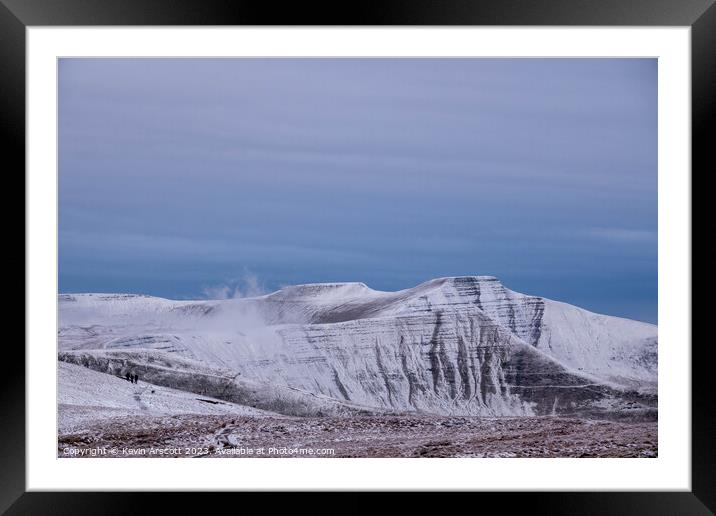 The Central Beacons Framed Mounted Print by Kevin Arscott