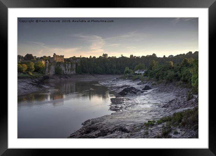 Chepstow Castle, South Wales Framed Mounted Print by Kevin Arscott