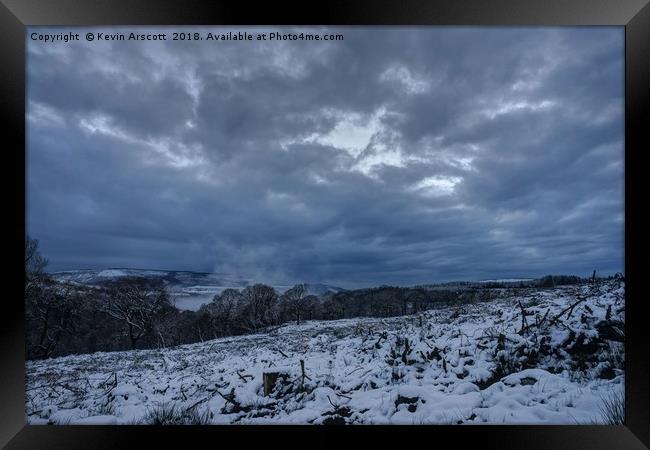 Cold winter afternoon, Brecon National Park, Wales Framed Print by Kevin Arscott