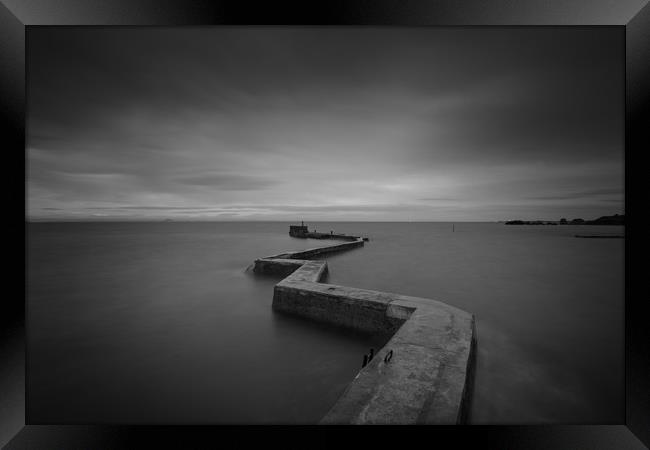 St Monans Harbour, Fife Framed Print by Gair Brisbane