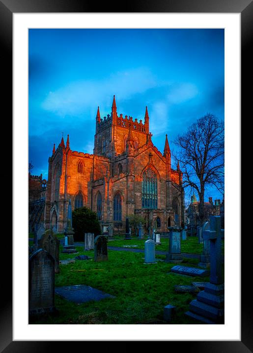 Dunfermline Abbey, Dawn, Easter Sunday Framed Mounted Print by Keith Rennie