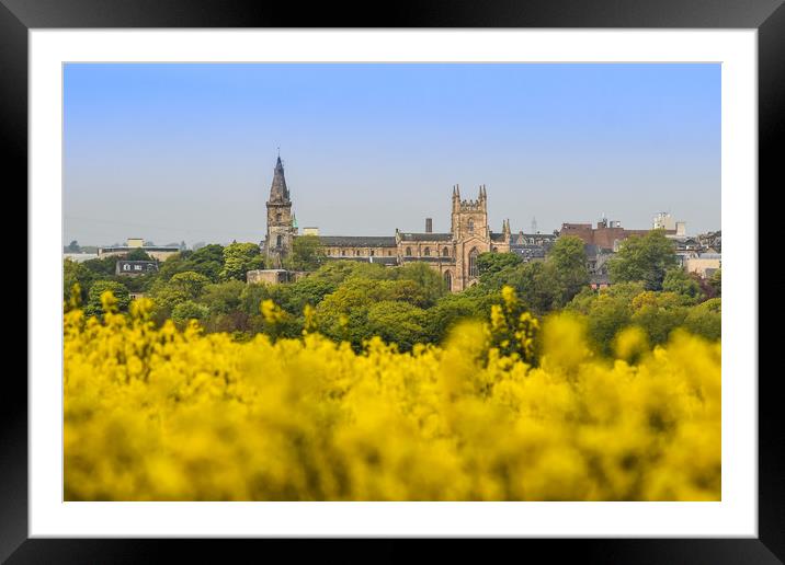 Blossoming Abbey Framed Mounted Print by Keith Rennie