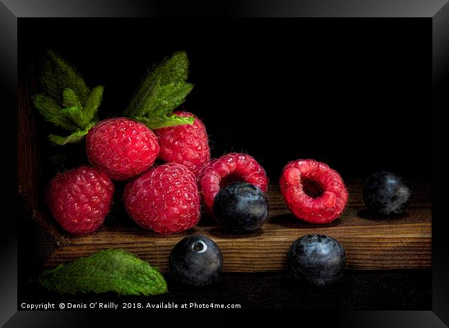Summer Fruits Framed Print by Denis O’ Reilly