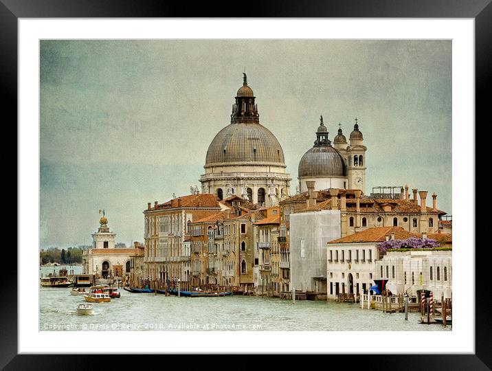 Venice Framed Mounted Print by Denis O’ Reilly