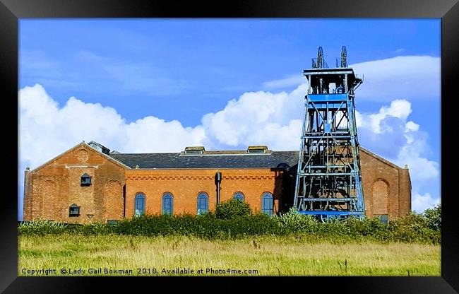 Haig Pit Framed Print by Lady Gail Bowman