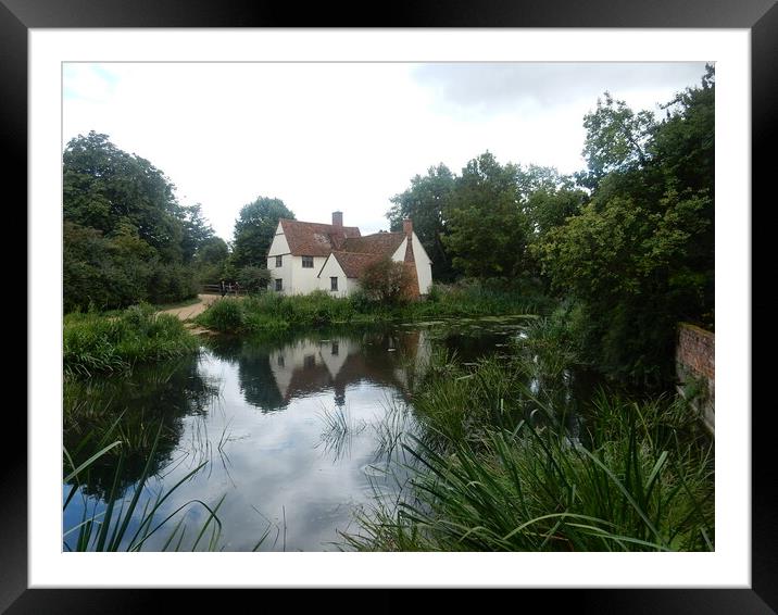 Tranquil Escape: The Cottage that Inspired John Co Framed Mounted Print by Simon Hill
