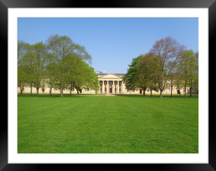 Majestic Downing College in Cambridge Framed Mounted Print by Simon Hill