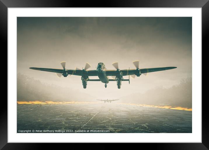 Fog Investigation and Dispersal Operation  Framed Mounted Print by Peter Anthony Rollings