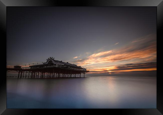Sunrise In Cleethorpes Framed Print by Peter Anthony Rollings