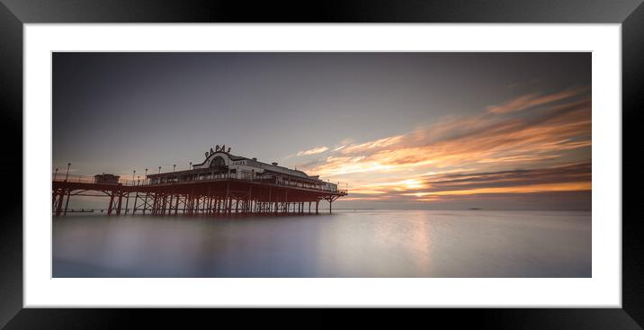 Sunrise In Cleethorpes Framed Mounted Print by Peter Anthony Rollings