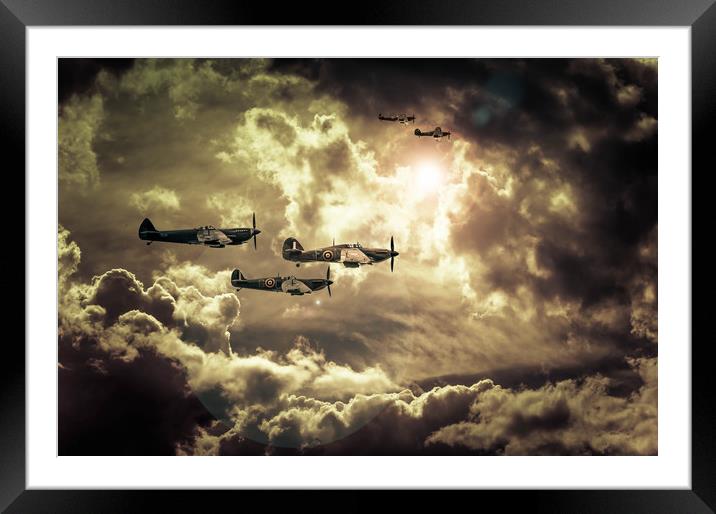Above the Clouds Framed Mounted Print by Peter Anthony Rollings