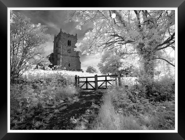 Ramblers Church - Walesby Framed Print by Peter Anthony Rollings