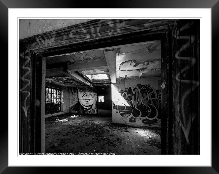 Dilapidation Framed Mounted Print by Peter Anthony Rollings