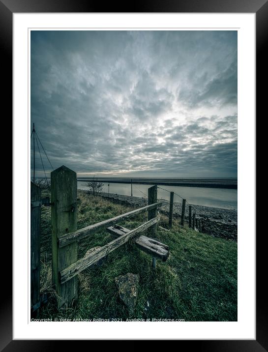 A Cold Cloudy Start Framed Mounted Print by Peter Anthony Rollings