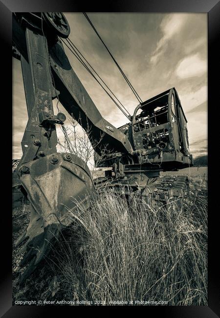 Rust & Ruin Framed Print by Peter Anthony Rollings