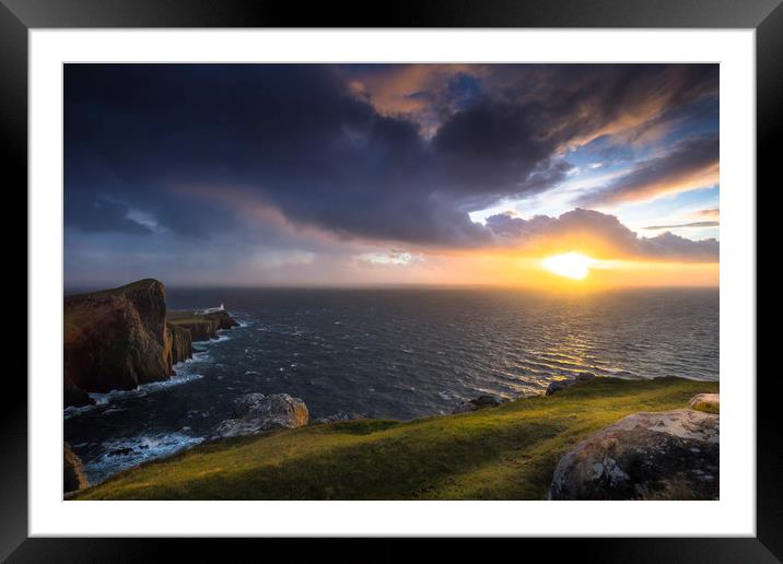 Neist Point Framed Mounted Print by Frank Heumann