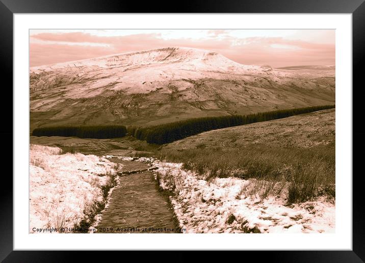 Brecon Beacons Framed Mounted Print by Nick Keown