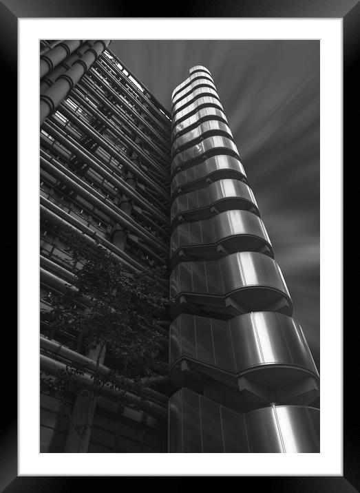 Lloyds Building Framed Mounted Print by Tony Swain