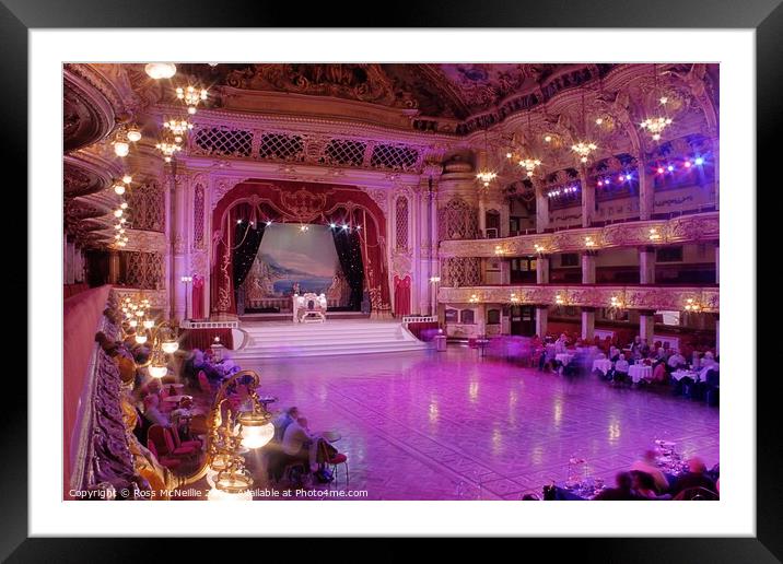 Blackpool Tower Ballroom Framed Mounted Print by Ross McNeillie
