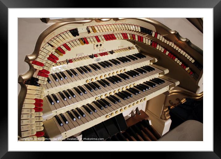 Blackpool Opera House Wurlitzer Organ Framed Mounted Print by Ross McNeillie