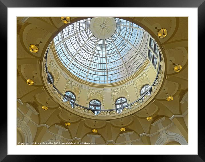 Blackpool Winter Gardens Dome Framed Mounted Print by Ross McNeillie