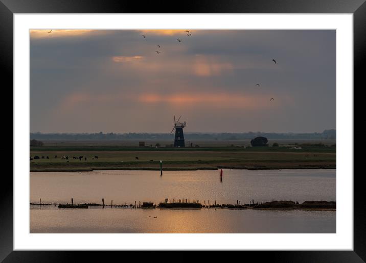 Berney arms mill Framed Mounted Print by Dorringtons Adventures