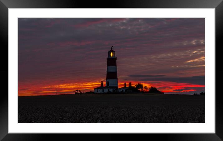 Happisburgh lighthouse Framed Mounted Print by Dorringtons Adventures