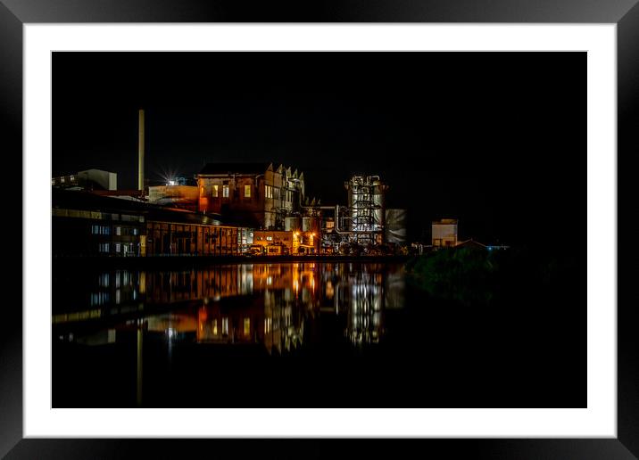 Factory reflections Framed Mounted Print by Dorringtons Adventures