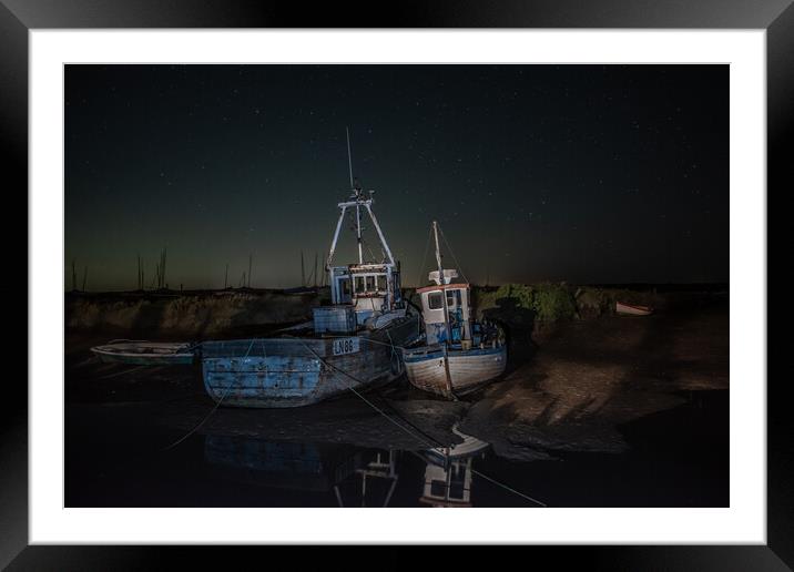 Brancaster fishing boats Framed Mounted Print by Dorringtons Adventures