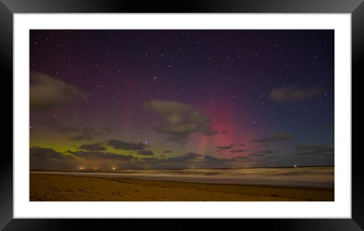 Lights over the sea Framed Mounted Print by Dorringtons Adventures