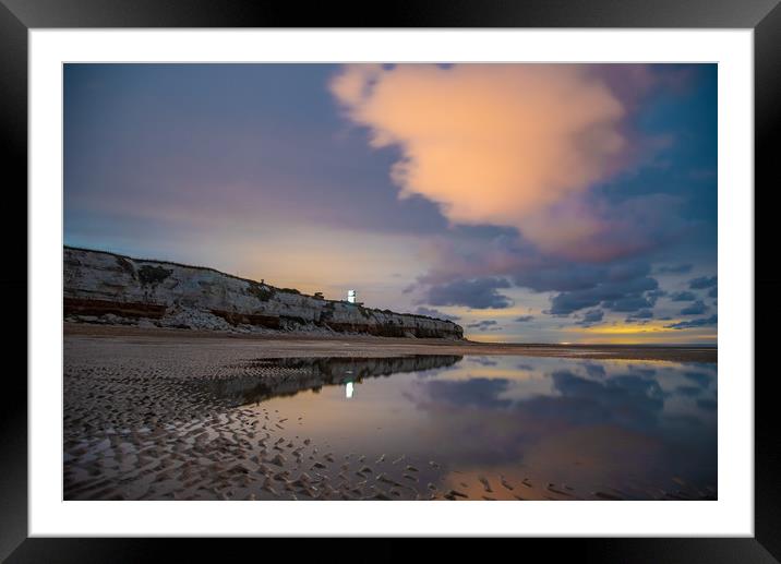 hunstanton cliffs Framed Mounted Print by Dorringtons Adventures