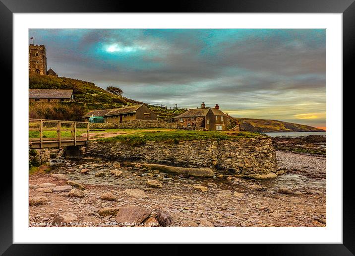 Early morning, at Wembury  Framed Mounted Print by Ian Stone