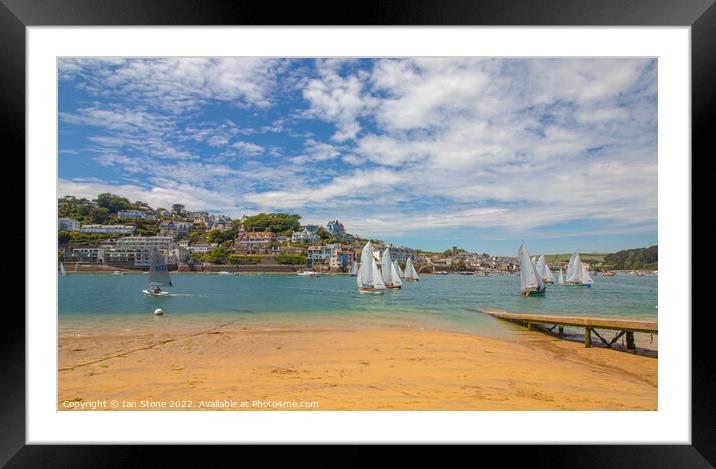 Sunny Salcombe  Framed Mounted Print by Ian Stone