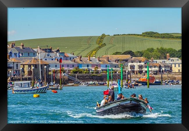 Salcombe by the sea  Framed Print by Ian Stone