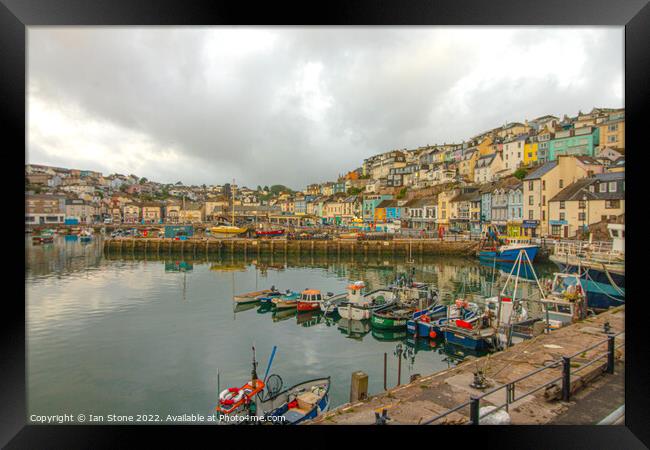 A Coastal Haven Framed Print by Ian Stone