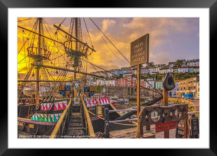 The Golden Hind  Framed Mounted Print by Ian Stone