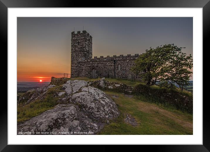 St. Michael de Rupe, Dartmoor  Framed Mounted Print by Ian Stone