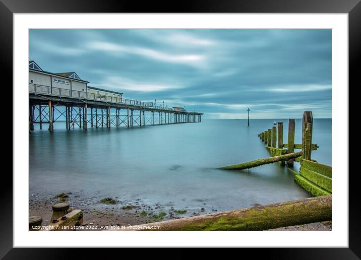 Tranquil Teignmouth at Twilight Framed Mounted Print by Ian Stone