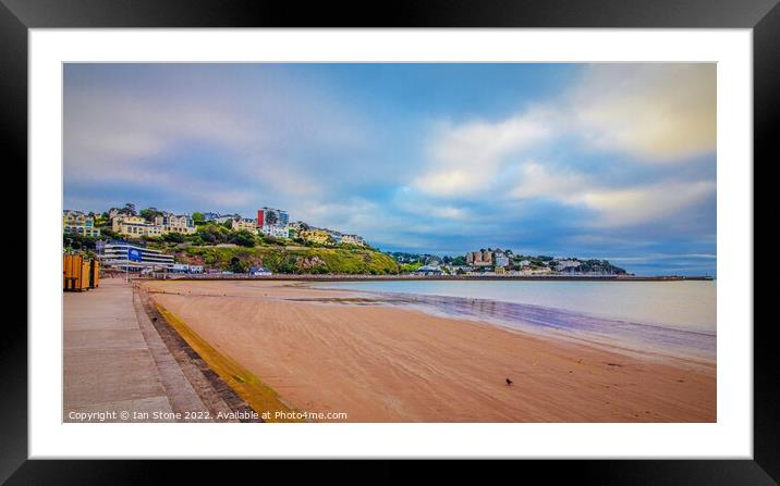 Serenity of Torquay Framed Mounted Print by Ian Stone